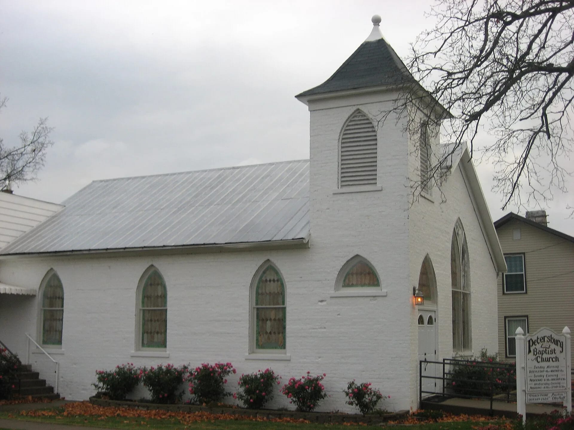Historic church in Petersburg, Kentucky