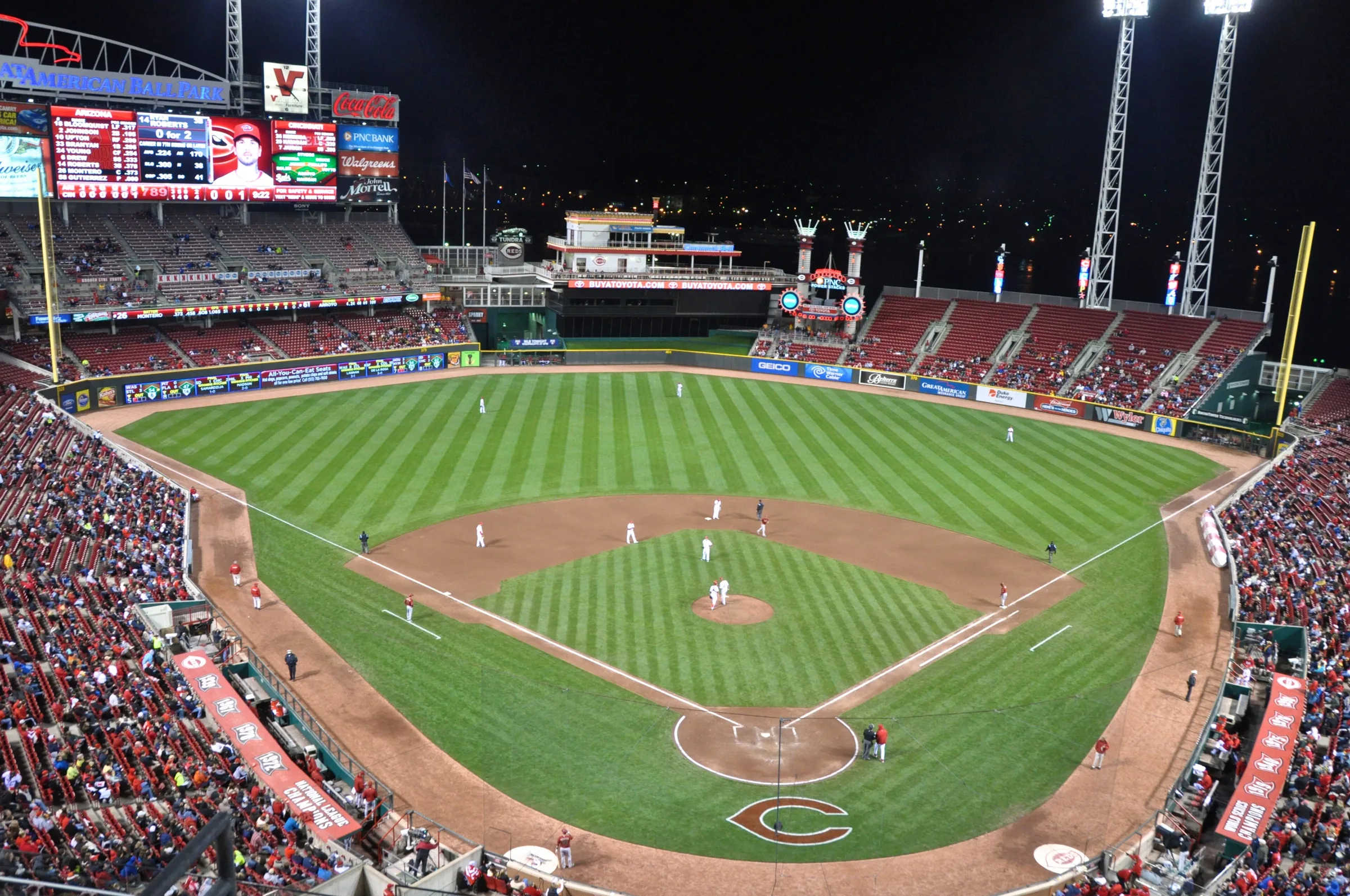 Great American Ball Park, home of the Cincinnati Reds